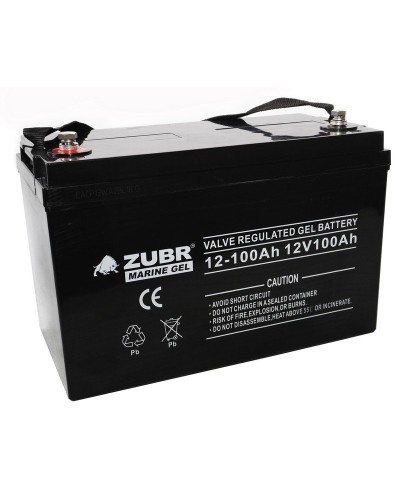 ZUBR MARINE GEL NPG 12-100 (12V, 100Ah). Аккумулятор герметичный свинцово-кислотный. ZUBR в Москве