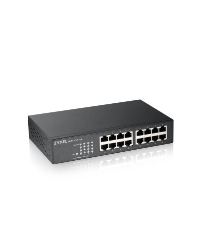 GS1100-16-EU0103F. Коммутатор 16xGE, rack 19, бесшумный. ZYXEL в Москве