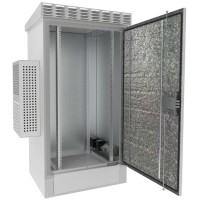 ТШВ339.2А-75.36U.100-О2300-ST. Антивандальный климатический термошкаф с обогревом и кондиционером. АМАДОН