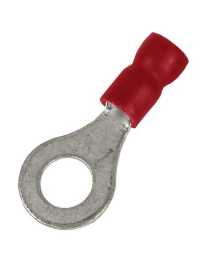 Наконечник НКИ 0,25-1,5 М10 (D10,5мм) с отверстием под винт (100 шт) (2A10P-EE-PVC). Наконечник с отверстием под винт и изолированным фланцем ПВХ. ДКС в Москве