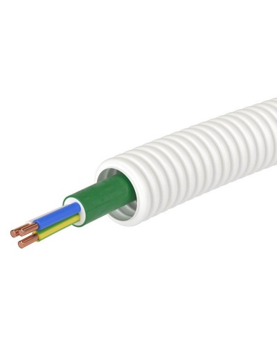 Труба ПЛЛ D20 + ППГнг(А)-HF 3х2,5 (ГОСТ+) (8S82050HF). Гофрошланг с кабелем. ДКС в Москве