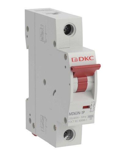 YON max MD63N 1P 25А 6кА C (MD63N-1PC25). Автоматический выключатель. ДКС в Москве