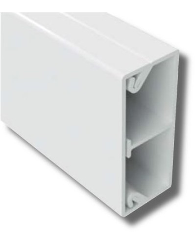 Миниканал 40/2x17 TMC с перегородкой (00305): Миниканал в Москве