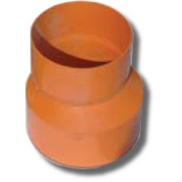 Переходник для двустенных труб D125-140 (024140). Переходник для двустенных труб. ДКС