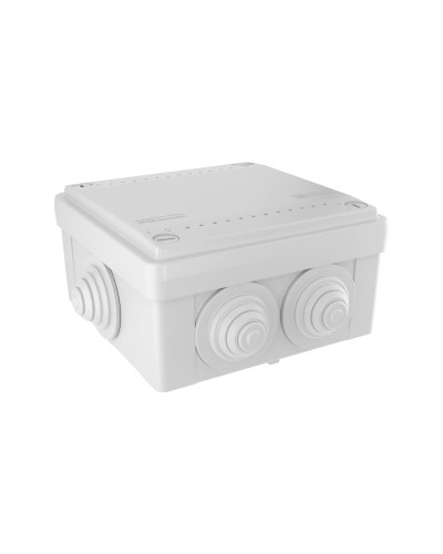 Коробка ответвительная с кабельными вводами IP55, 100х100х50 (53801). Коробка ответвительная. ДКС в Москве