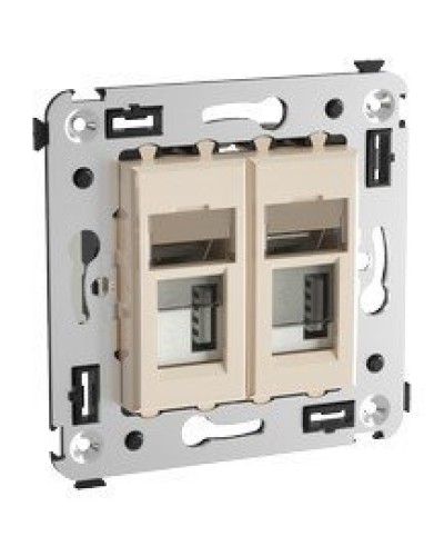 Розетка USB в стену Avanti ванильная дымка (4405543). Розетка USB. ДКС в Москве