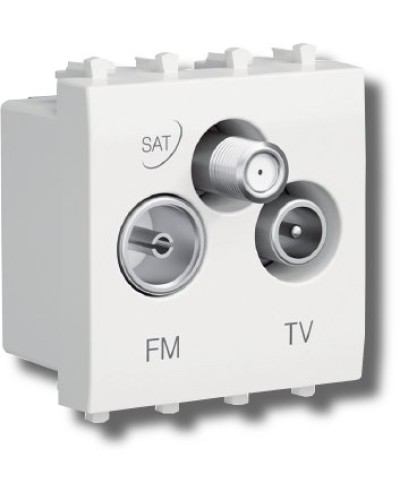 Розетка TV-FM-SAT Avanti 1 модуль ванильная дымка (4405532): Розетка TV-FM-SAT в Москве