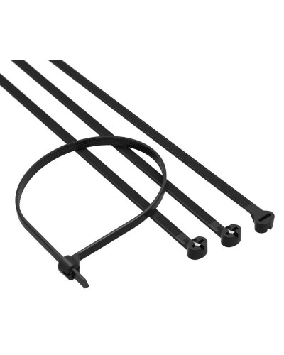 Хомут 3,6x140 P6.6, черный (100шт) (21309SR): Хомут с двойным замком в Москве