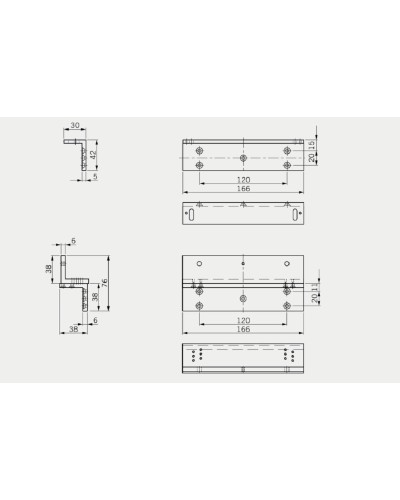 L+Z кронштейн для EMC 1200 ALH. L+Z кронштейн для EMC 1200 ALH. dormakaba в Москве