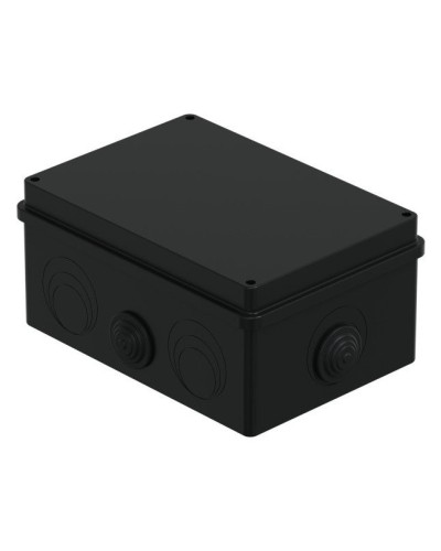 Коробка JBS210 210х150х100, 8 вых., IP55, черная (44016BL-1). Коробка монтажная. Экопласт в Москве