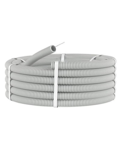 Труба HFFR тяжелая D40, серая (21140HF-GR): Труба гофрированная, с зондом, не распространяющая горение, без галогена в Москве