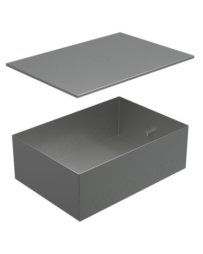 Коробка металлическая с крышкой для заливки в пол BOX/6-8 (70161): Коробка металлическая с крышкой для заливки в пол 249,6х167,6х75мм, для люков 70062, 70082 в Москве