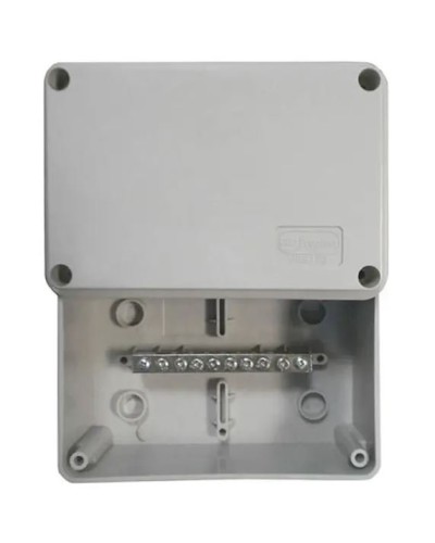 Коробка (КУП) JBS100 100х100х55, 6 вых, IP55 (44007KP): Коробка уравнивания потенциалов (КУП), 6х9мм, 8 зажимов в Москве