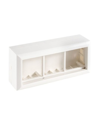 Коробка на 3 модуля для механизмов 45х45мм SM45/6 (72946): Коробка для механизмов в Москве
