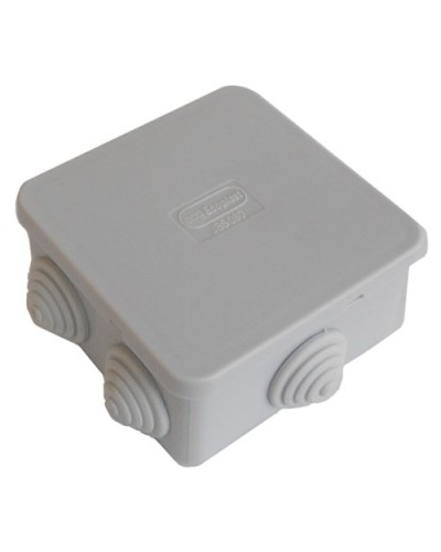 Коробка JBS080 85х85х50, 6 вых., IP44, белая (44066W-1). Коробка монтажная. Экопласт в Москве