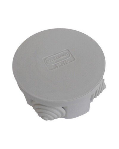 Коробка 3001 D70x36, 4 вых, IP55, серая (44001HF). Коробка монтажная. Экопласт в Москве