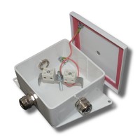 КМ-О (4к*6,0)-IP66-120х120, четыре ввода: Коробка монтажная огнестойкая
