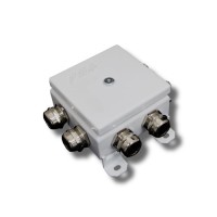КМ-О (12к)-IP66-120х120, шесть вводов: Коробка монтажная огнестойкая
