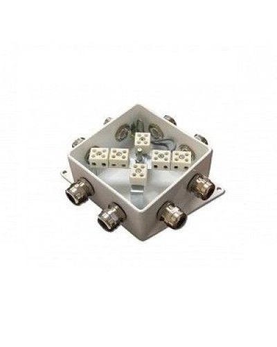 КМ-О (12к*10,0)-IP66-120х120, четыре ввода: Коробка монтажная огнестойкая в Москве