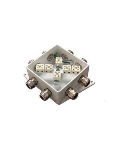 КМ-О (12к*6,0)-IP66-120х120, четыре ввода: Коробка монтажная огнестойкая в Москве