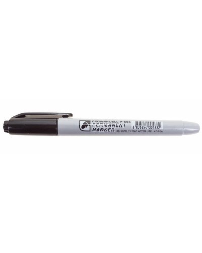 Маркер перманентный Crown «Multi Marker Slim» 2 мм, черный, пулевидный (08-8201): Ручка для маркировки в Москве
