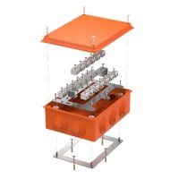 Коробка огнестойкая 200х150х75 о/п (40-0320-FR2.5-40). Коробка огнестойкая для открытой установки. Промрукав