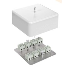 Коробка огнестойкая 103х103х45 для кабель-канала (40-0470-FR6.0-6). Коробка огнестойкая для кабель-канала. Промрукав