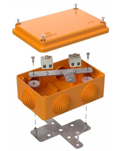 Коробка огнестойкая 120х80х50 (40-0340-FR6.0-4). Коробка огнестойкая для открытой установки. Промрукав в Москве
