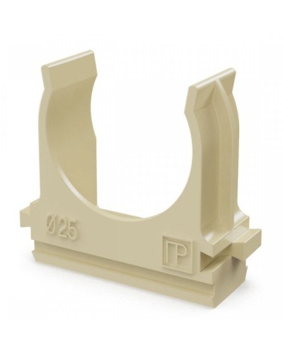 Крепёж-клипса для труб АБС-пластик сосна D25 (100 шт) (PR13.0050). Крепление для труб ПВХ. Промрукав в Москве