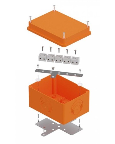 Коробка огнестойкая 150х110х90 E15-E120 для о/п (40-0351-FR1.5-10). Коробка огнестойкая для открытой установки. Промрукав в Москве