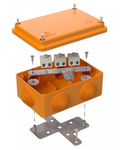 Коробка огнестойкая 120х80х50 (40-0340-FR2.5-6). Коробка огнестойкая для открытой установки. Промрукав в Москве