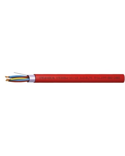 КПСВЭВнг(А)-LS 5х2х0,75 (Спецкабель). Кабель симметричный для систем сигнализации и управления, групповой прокладки, с пониженным дымо- и газовыделением. Спецкабель в Москве